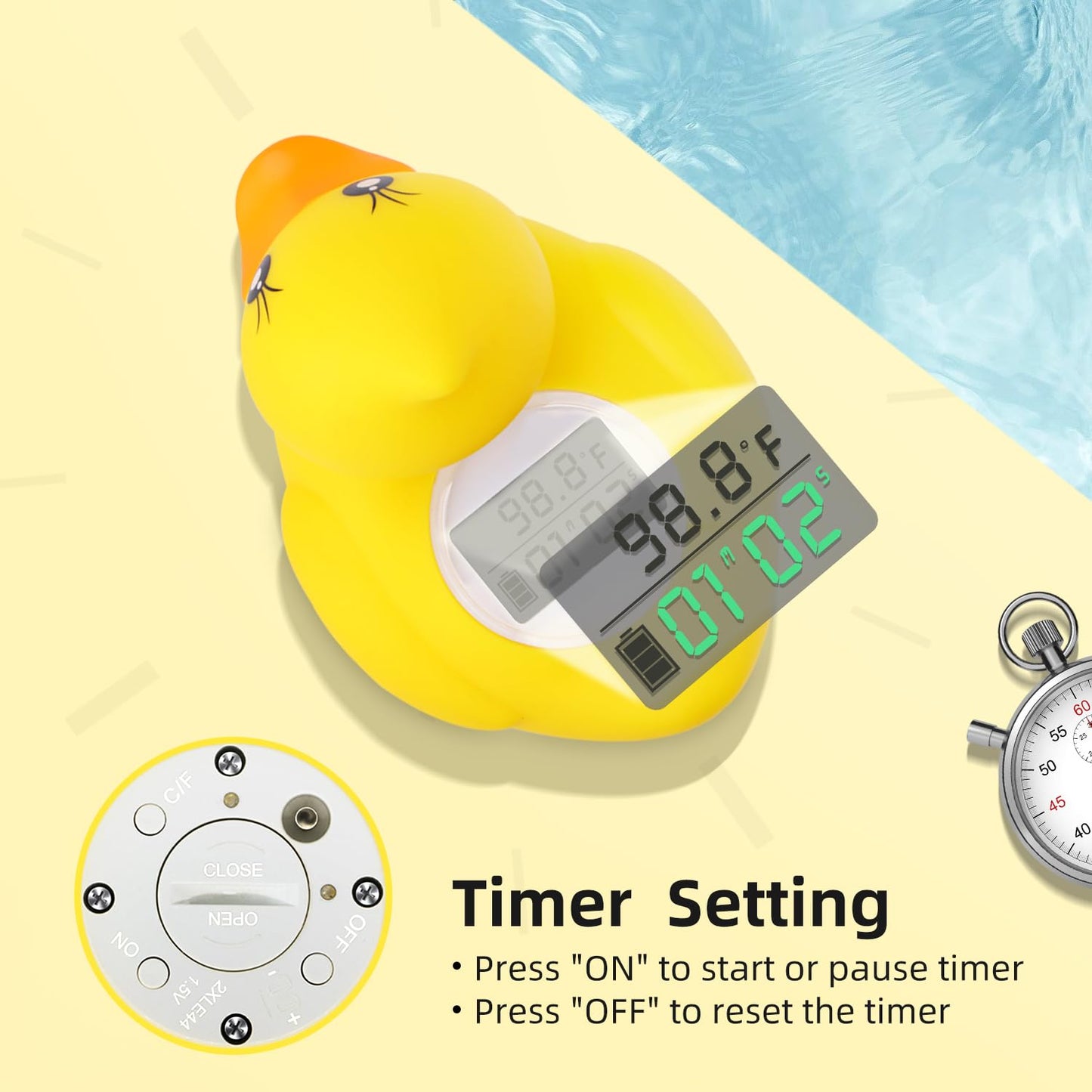 Baby Bath Thermometer  Room Monitor™