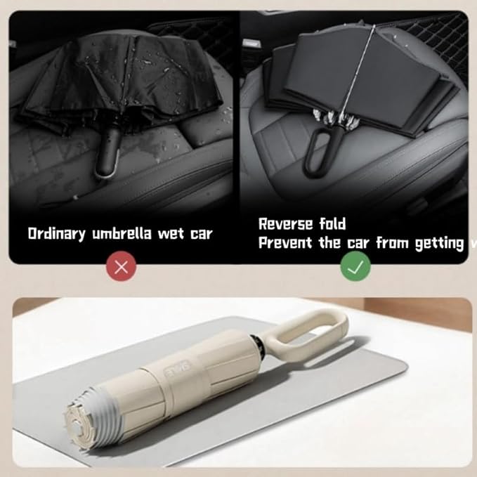 Ring Buckle Design 20 Rib Fully Automatic Umbrella for Men Folding Extra Large Strong