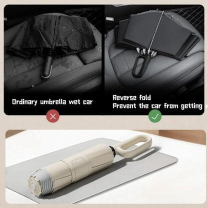 Ring Buckle Design 20 Rib Fully Automatic Umbrella for Men Folding Extra Large Strong
